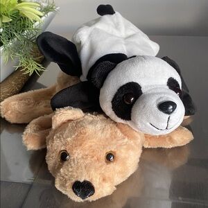 New🌈 Dream Hand Puppets Dog Panda Bear plush